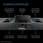AC Infinity IONFRAME EVO3  Samsung LM301H EVO Bar LED Grow Light 2x4  840 Diodes  with Schedule Controller  280W Full-Spectrum Commercial Plant Lights for Indoor Growing in Grow Rooms & Greenhouses