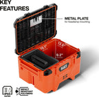 Klein Tools 54200MBX MODbox Medium Deep Tool Box, Heavy Duty Organizer with Removable Tray, Water and Debris Resistant, Stackable Module