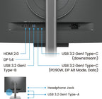 BenQ RD280U 28.2” 4K 3840x2560 3:2 Programming Monitor  Eye-Care  Nano Matte Panel  Coding Modes  MoonHalo Backlight  90W USB-C  KVM  VESA Mount  Developer Monitor