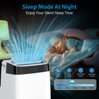 10,000 BTU Portable Air Conditioner for Bedroom, 3 in 1 AC Unit Cools 500 Sq. Ft Rooms with Remote, 51dB Ultra Quiet, Dehumidifier & Fan Modes | 24Hrs Timer