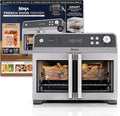 Ninja | French Door Premier | Air Fryer, Convection Oven, Toaster | 5-qt Air Fry Basket, Sheet Pan, Wire Rack, Broil Rack | PFAS-free Cooking Surface, Dishwasher-safe Accessories | FO101 (NEW)