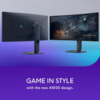 Alienware 34 Curved Gaming Monitor – AW3425DWM - 34-inch WQHD 180Hz 1ms Display  1500R  AMD FreeSync Premium  VESA AdaptiveSync.