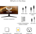 ASUS VG34VQL1B TUF 34 Inch Curved Gaming Monitor - WQHD (3440x1440)  165Hz  1ms  Extreme Low Motion Blur  FreeSync Premium  Eye Care  Height Adjustable  DisplayHDR 400  DisplayPort  HDMI  USB