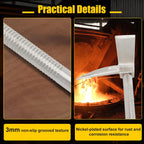 30" Halligan Tool, Halligan Bar with Carry Strap for Fire Rescue, Tactical Breaching & Emergency Entry