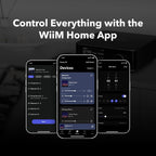 WiiM Amp Ultra with Voice Remote 2 | 100W Streaming Amplifier with Premium ESS ES9039Q2M DAC & Dual TI TPA3255 Amps | Built-in RoomFit EQ & Touchscreen | HDMI ARC  Optical  RCA Inputs | Space Gray