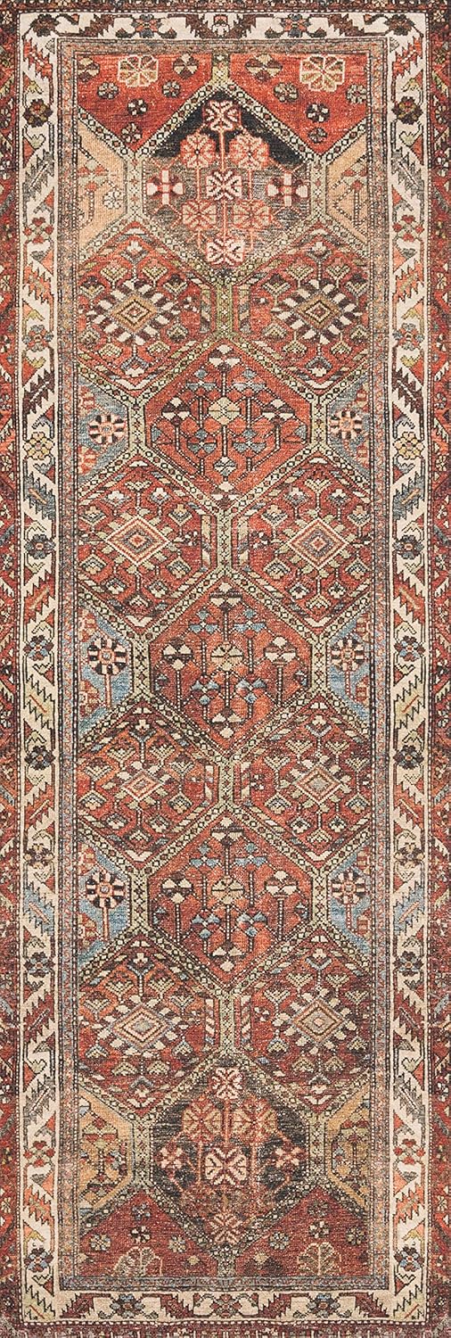 Loloi Loren Collection LQ-16 Spice/Multi 8'-4" x 11'-6" Area Rug