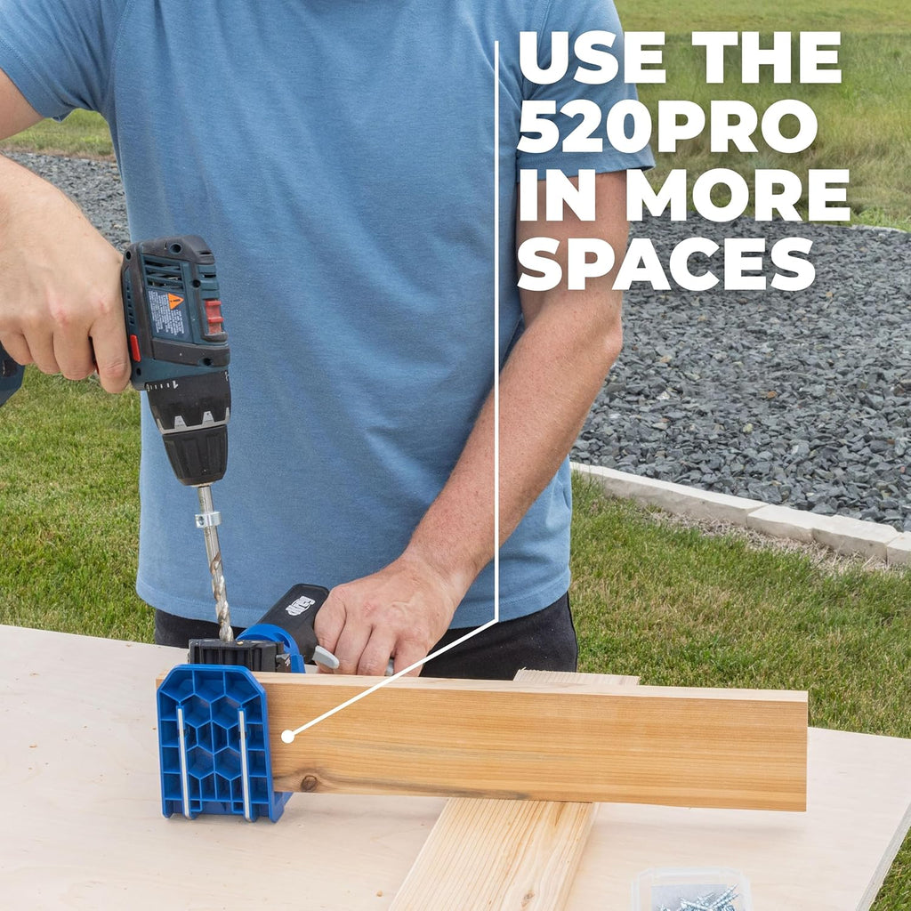 Kreg Pocket-Hole Jig - KPHJ520PRO2 - New Model - Premium Carpentry & Woodworking Tool - For Materials 1/2-1 1/2 Inches Thick - Includes 60 Pocket-Hole Screws