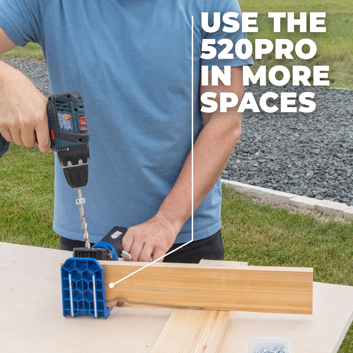 Kreg Pocket-Hole Jig - KPHJ520PRO2 - New Model - Premium Carpentry & Woodworking Tool - For Materials 1/2-1 1/2 Inches Thick - Includes 60 Pocket-Hole Screws