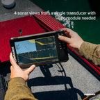 Lowrance Eagle Eye 9" Fishfinder with Live Sonar  Chirp Sonar and DownScan with Fish Reveal