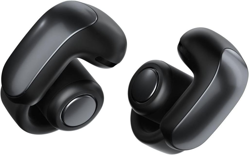 Bose Ultra Open Earbuds - Bluetooth Open Ear Earbuds with OpenAudio for Awareness  Clip-On Design for Comfort  Water Resistant  Up to 48 Hrs of Playtime  Black