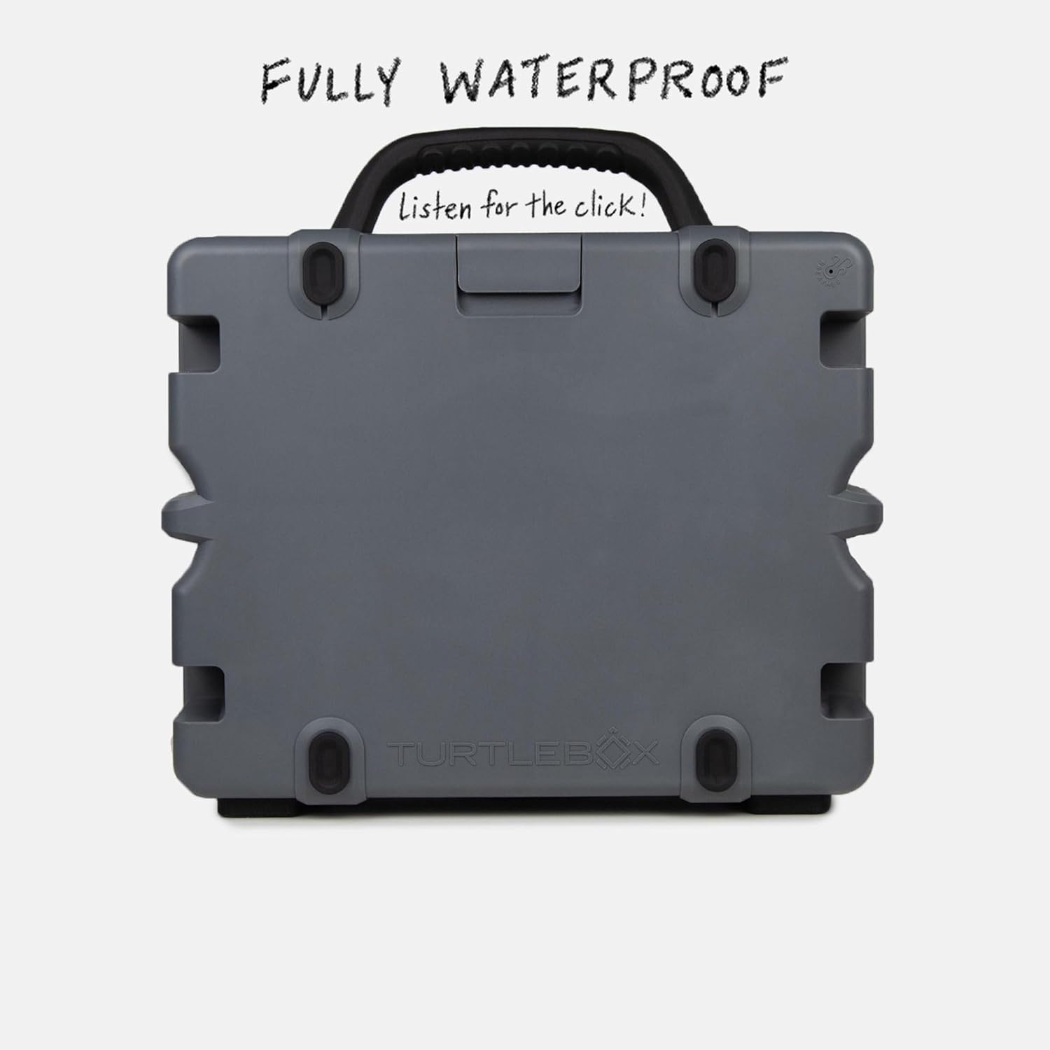 Turtlebox Grande: Loud! Outdoor Portable Bluetooth 5.4 Speaker | Rugged  Waterproof  Ultra-Portable | Plays to 126db  Deep Bass  Shockproof  Unlimited Pairing for Full Stereo Experience  Gray