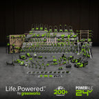Greenworks 24V 13" Brushless String Trimmer, 2-in-1 Trimmer/Edger with Auto-Feed, 4.0Ah Battery, 65W Type-C Charger, 10 Blades, 3-Year Warranty, Powers 200+ Tools