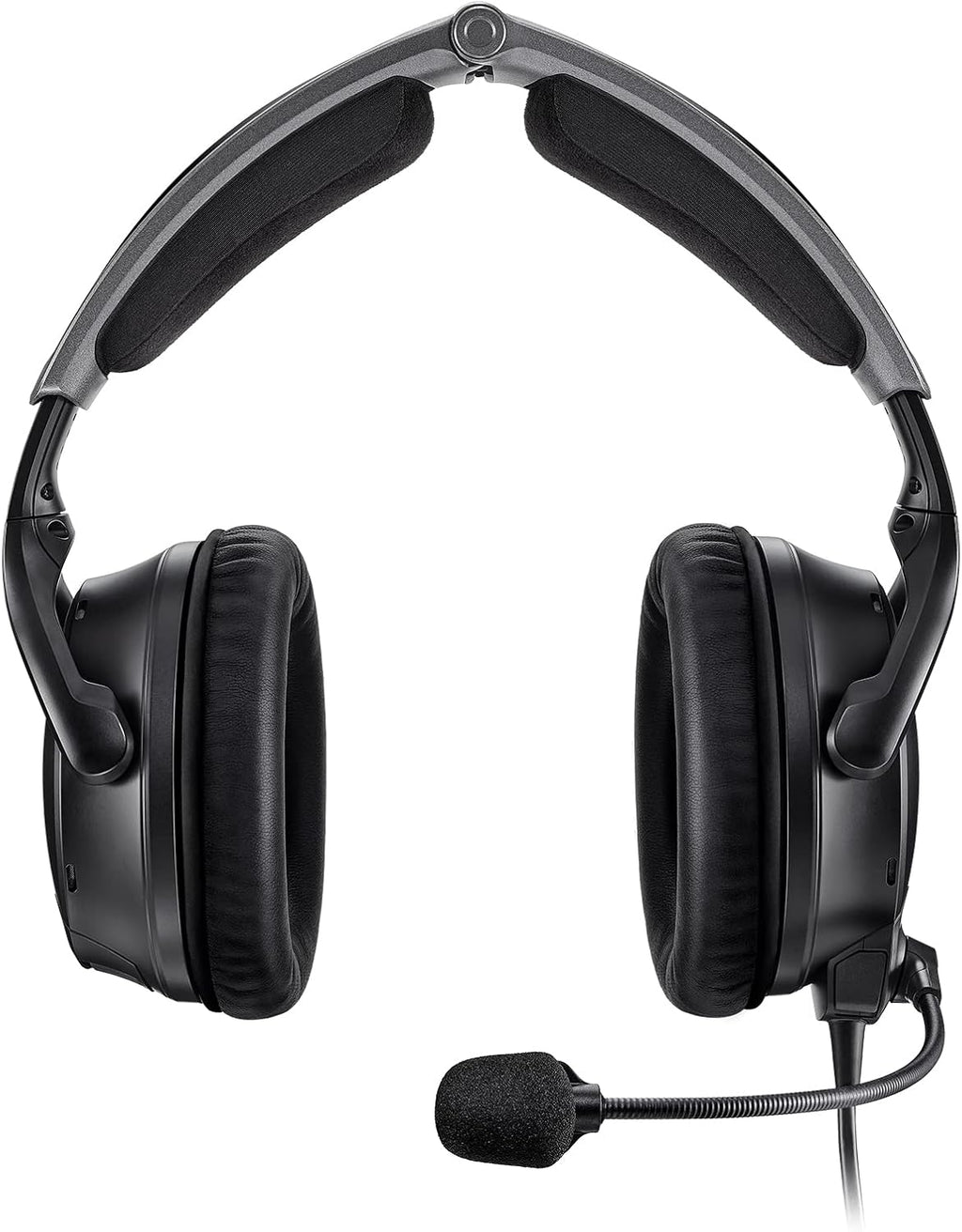 Bose A30 Bluetooth Aviation Headset - Lightweight Comfortable Design  Adjustable ANR and Noise Cancelling Microphone  Dual Plug – Black