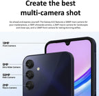 Samsung Galaxy A15 5G, 64GB, Blue Black - Locked to T-Mobile (Renewed)