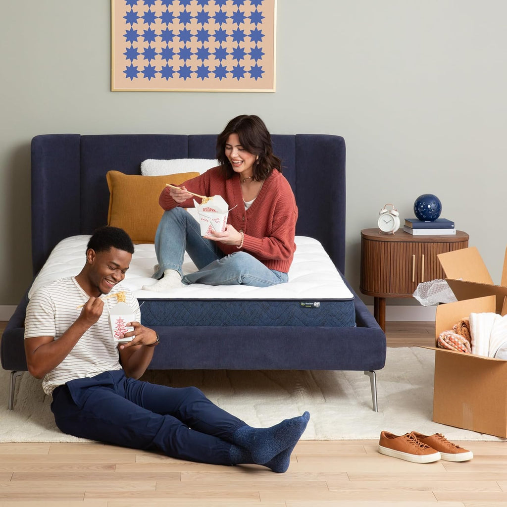 Serta Five Star Mattress Tranquility 10-Inch Plush Pillow Top – Queen – Cooling Gel, Zoned Support, Pressure Relief – Bed-in-a-Box – 100 Night Trial, 10-yr Limited Warranty