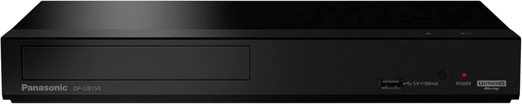 Panasonic 4K Blu Ray Player  Ultra HD Premium Video Playback and Hi-Res Audio - DP-UB154P-K DVD Player (Black)