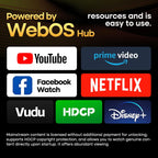 SANSUI 32 inch FHD Smart WebOS TV | Frameless Screen with chromecast Built in | 4000:1 Contrast Ratio|WebOS Hub with 2×8W Speakers & Apple HomeKit & Live TV| Support Airplay & WiFi & Bluetooth 5.2