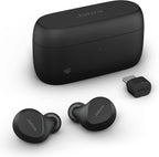 Jabra Evolve2 True Wireless in-Ear Bluetooth Earbuds with Active Noise Cancellation (ANC) and 4-mic MultiSensor Voice Technology - Microsoft Teams Certified  Works with All Other Meeting apps - Black