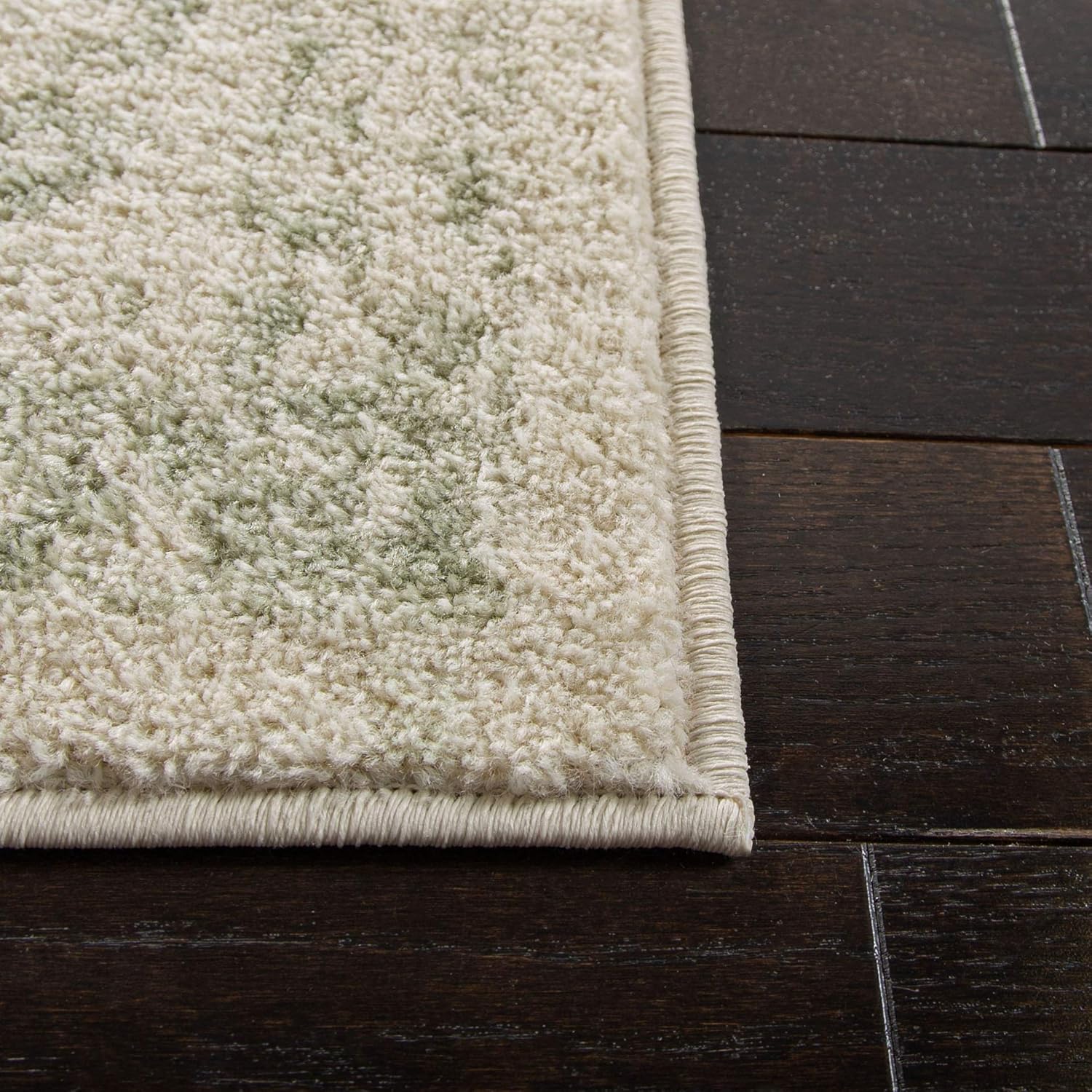 SAFAVIEH Area Rug 8x10 - Adirondack Collection - Large - Ivory & Sage, Distressed Vintage Floral Design, Non-Shedding & Easy to Clean, Ideal for Living Room, Bedroom, Dining Space (ADR109V)