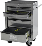 5 Drawer Rolling Tool Cart on Wheels, Multifunctional Mobile Metal Tool Chest, Drawers Rolling Trolley Organizer Tool Box for Repair Shop,Warehouse,Garage,Workshop (5 Drawers-30.5"H-Silver)