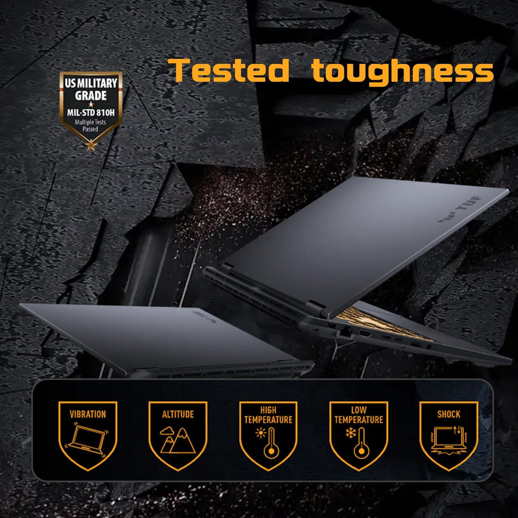 ASUS TUF F16 RTX 5050 VR-Ready Gaming Laptop  16" FHD+(1920x1200) 165Hz  Intel i7-14650HX  NVIDIA RTX 5050  16GB DDR5  1TB SSD  RGB Backlit KB  FHD Webcam  MUX Switch with NVIDIA Advanced Optimus