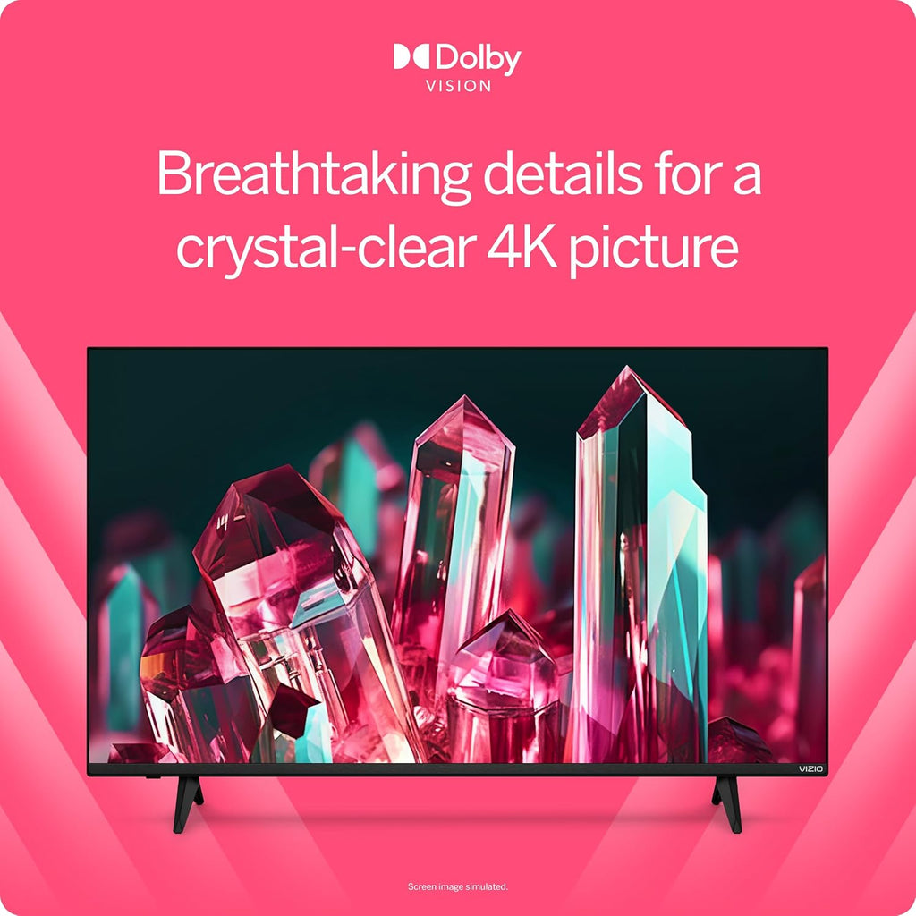 VIZIO 50-Inch V-Series 4K UHD LED Smart TV with Voice Remote  Dolby Vision  HDR10+  Alexa Compatibility  2022 Model