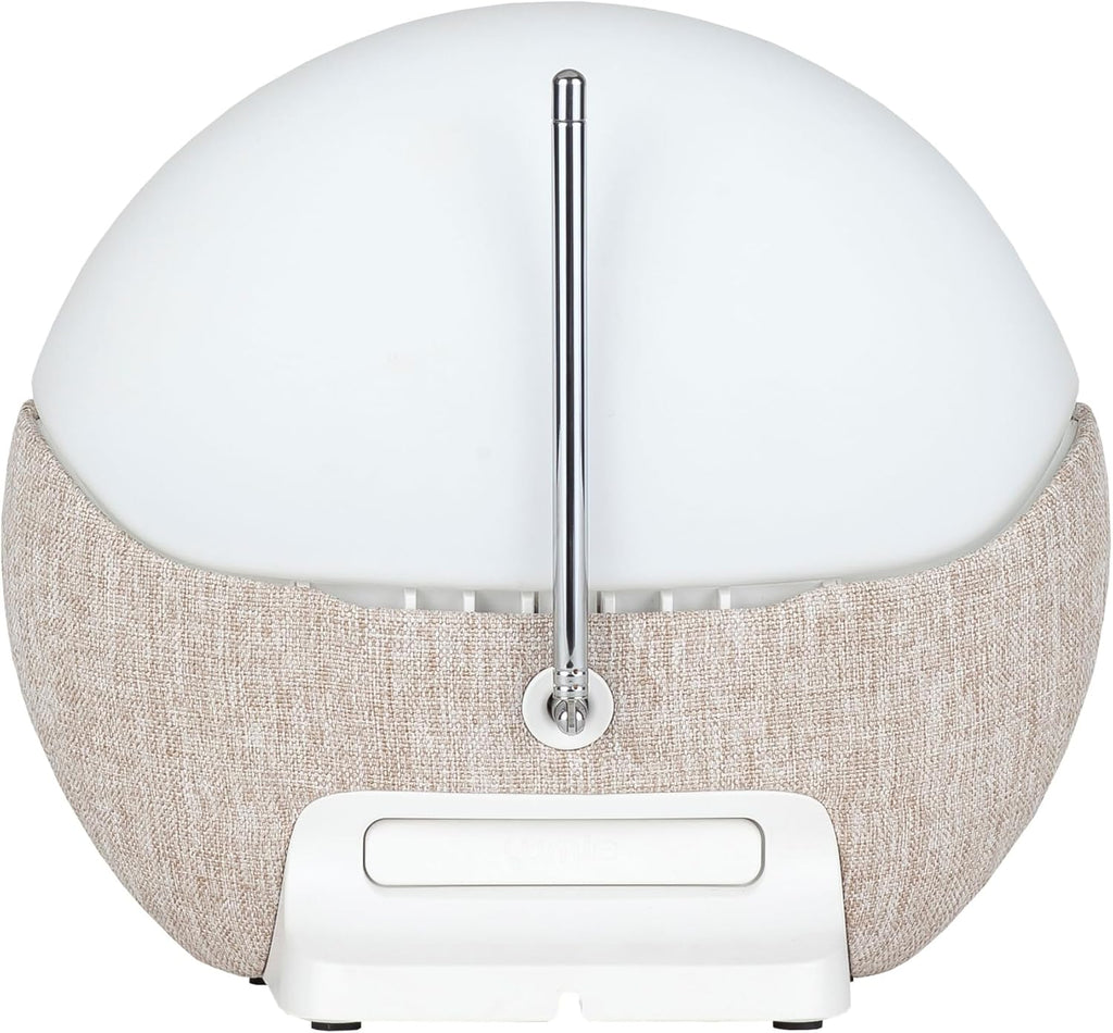Lumie Bodyclock Luxe 700FM | Wake-Up Light with FM Radio, Bluetooth Speakers, Sunrise/Sunset Features and Low-Blue Light for Sleep