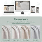 MEETSKY Couch Cover Sofa Covers, 2 Pieces Sectional Couch Covers for Sofa L Shape, Washable Sofa Slipcover for 3-4 Cushion Couch, Furniture Protector for Pets(XX-Large, 71"x118"+91"x134", Light Grey)