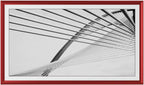 Candy Apple Red Prismatic 75" Alloy Deco TV Frame - Compatible ONLY with Samsung The Frame TV and Pro TVs (Fits 2021-2026  LS03A  LS03B LS03C LS03D LS03FA LS03FW)