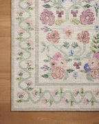 Loloi Rifle Paper Co. Rosa Collection RSA-01 Ivory 7'-6" x 9'-6" Area Rug