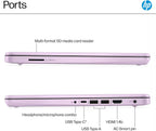 HP 14" Laptop Computer 2025-2026 Business Student  Copilot AI  Lifetime Office  4-Core Intel CPU  16GB RAM  628GB Storage (128GB UFS+500GB Ext)  Wi-Fi 6  10+ Hrs  MarxsolAccessory Win 11 Pro  Lavender
