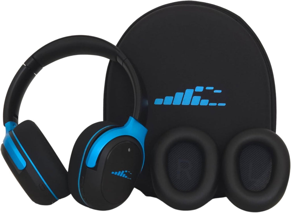 RIPT Ultra Over-Ear Sport Headphones  Active Noise Cancellation and Transparency Mode  50-Hour Battery Life  2 Sets of Cushions  Sweat-Proof Silicone and Leatherette  Premium Sound  Waterproof
