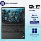 Lenovo ThinkPad E16 G2 Business Laptop Computer  16" FHD+  AMD 8-Core Ryzen 7 7735HS (Beat i7-1360P)  16GB DDR5 RAM  1TB PCIe SSD  WiFi 6E  Fingerprint Reader  Backlit Keyboard  Windows 11 Pro