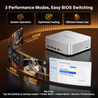 GEEKOM A9 Max AI Mini PC  with AMD Ryzen AI 9 HX 370 (80 Tops)  Copilot+ PC  Radeon 890M  32GB DDR5 (Not LPDDR)  1TB SSD  Win 11 Pro  WiFi 7  BT 5.4  USB4  HDMI 2.1  Dual 2.5GbE  8K  3-Year Warranty