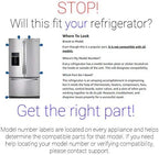 Supplying Demand W10882923 W10377151 Refrigerator Ice Maker Assembly Replacement Model Specific Not Universal
