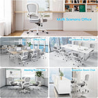 TRALT Ergonomic Office Chair - Comfy Desk Chair with Back Support, Home Office Desk Chairs, Computer Chair, 330lbs Wide Seat Big and Tall Office Chair for Executives (Grey)