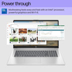 HP 17 Laptop w/Bluetooth Mouse (17.3" HD+ Touchscreen  Intel 10-Core i7 150U (> Ultra 5 125U)  16GB RAM  1TB SSD) for Business  Home  Students  Narrow Bezel  Webcam  Fast Charge  Wi-Fi 6  Win 11 Home