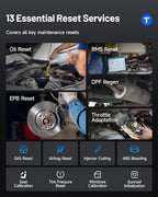 TOPDON TopScan Pro OBD2 Scanner Bluetooth, Bi-Directional Scan Tool for iPhone & Android with All System, 13+ Hot Reset Car Scanner, FCA AutoAuth, CAN-FD, AI Assistant, Upgraded TopScan Code Reader