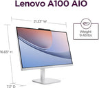 Lenovo 24" FHD All-in-One Desktop Computer for Home & Office  Intel Processor  16GB RAM  256GB PCIe SSD  HDMI  WiFi 6  Bluetooth 5.2  Business AIO  Vent-Hear  Wireless Keyboard & Mouse  Windows 11