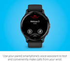 Garmin Venu 3 Running GPS Smartwatch with AMOLED Display  Advanced Health  Fitness Features  Up to 14 Day Battery Life with Signature Power Bundle | Slate with Black Silicone Band