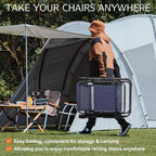 Sweetcrispy Zero Gravity Chairs, Set of 4 Portable Recliner Beach Camping Patio Outdoor Folding Lounge Chair with Cup Holder Trays and Adjustable Pillow for Poolside, Garden, Backyard, Lawn (Blue)
