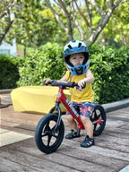 Strider 12” Sport Bike - No Pedal Balance Bicycle for Kids 1 to 4 Years - Includes Safety Pad, Padded Seat, Mini Grips & Flat-Free Tires - Tool-Free Assembly & Adjustments