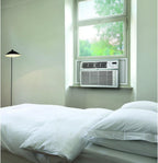 LG 8,000 Window Air Conditioner, 115V, 350 Sq.Ft. (14' x 25' Room Size), Quiet Operation, Electronic Control with Remote, 3 Cooling & Fan Speeds, Auto Restart, 8000 BTU, White