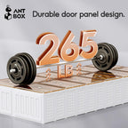 ANTBOX Foldable Shoe Rack Cabinet with Clear Doors, Extra Large Shoe Organizer for Entryway & Closet, Portable Dust-Free Storage Shelf Holds 40 Pairs (X-Large 40 Pairs)