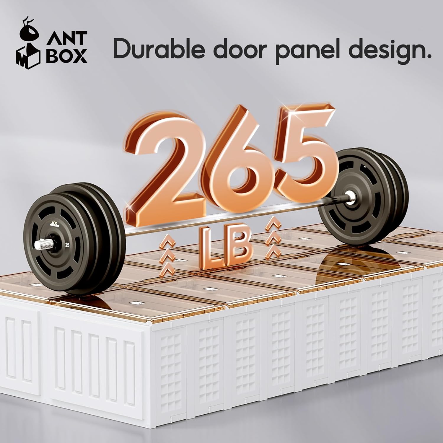 ANTBOX Foldable Shoe Rack Cabinet with Clear Doors, Extra Large Shoe Organizer for Entryway & Closet, Portable Dust-Free Storage Shelf Holds 40 Pairs (X-Large 40 Pairs)
