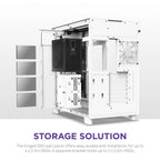 H9 Flow Dual-Chamber ATX Mid-Tower PC Gaming Case