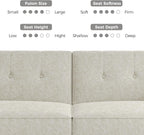 89” Futon Sofa Bed, Comfy Futon Couch Bed with 2 Square Pillows,Convertible Sleeper Sofa with Adjustable Backrest& Armrests, Modern Loveseat Sleeper for Living Room,Velvet Fabric White