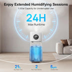 21L/5.5Gal Humidifiers for Bedroom,Humidifier Large Room with 2000ml/h High Output,Top Fill,24H Runtime, Cover up to 3000ft²,Remote Control Whole House Cool Mist Humidifier for Home,Office,Plants