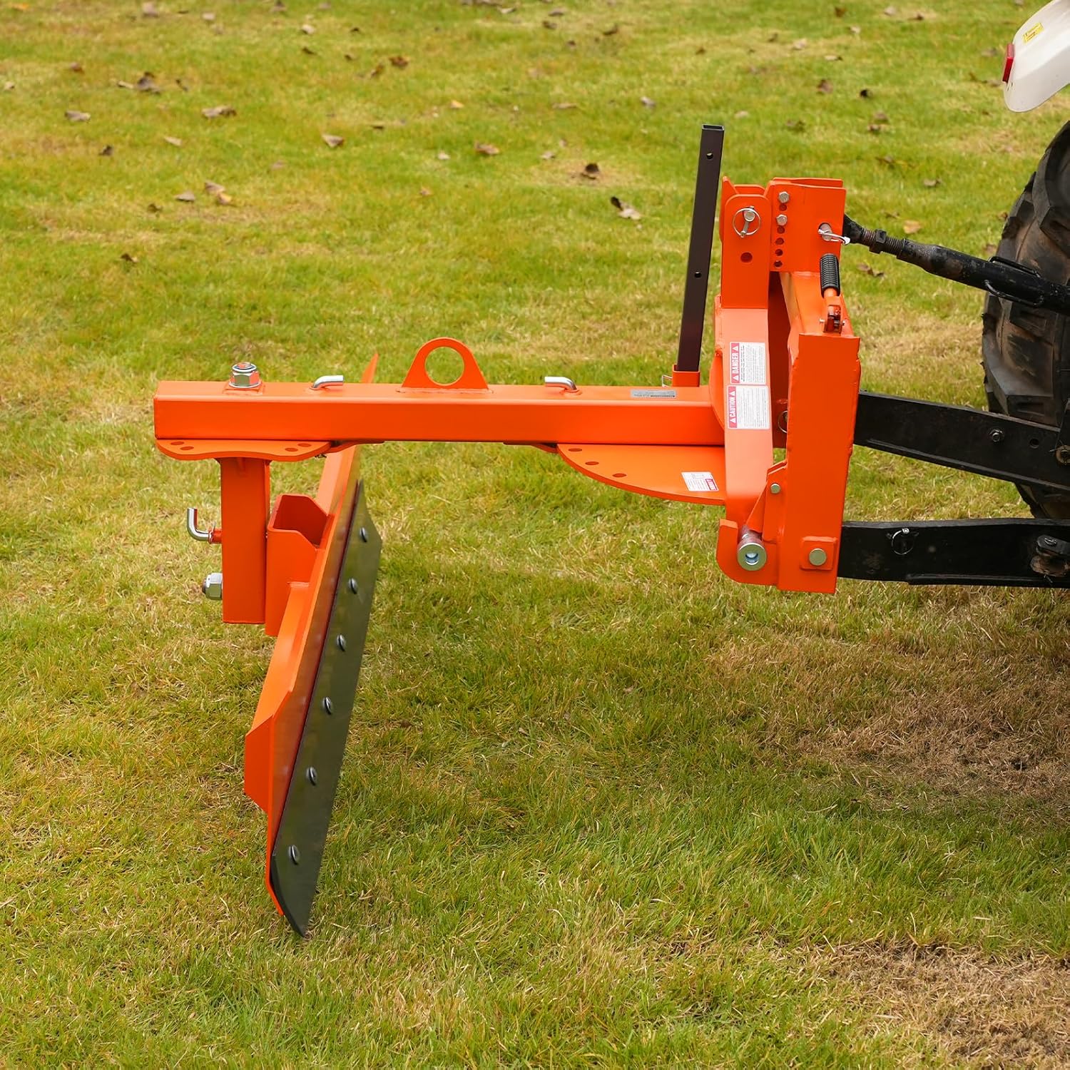 72" 6-Way Adjustable Tractor Rear Blade 3-Point Hitch Attachment- 25.6" Offset & ±45° Angle  Cat.1 20-45HP  RB72S
