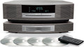 Bose Wave Music System with Multi-CD Changer - Titanium Silver  Compatible with Alexa Amazon Echo (Renewed)